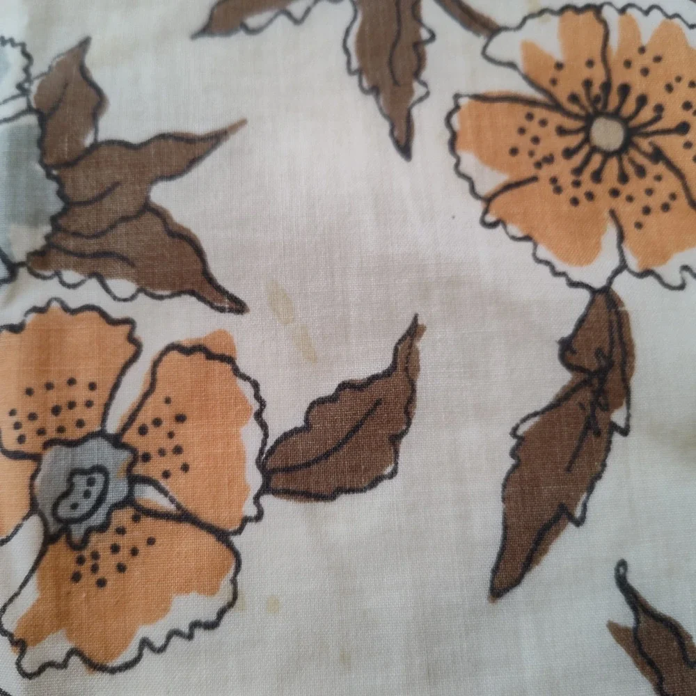 Sears Roebuck Renfrew Hall Perma Prest Percale Twin Sheet Set & Pillowcase Retro
